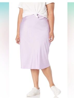 The Drop Women's Maya Silky Slip Skirt size 2x nwt